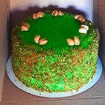 Торт "Фісташка-малина"