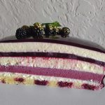 Торт мусовий Чорниця - йогурт