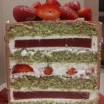 Шпинатно-м'ятно торт