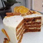 Морквяно-апельсиновий торт