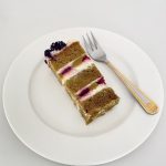 Фісташково-малиновий торт