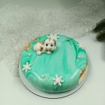 Шоколадно -вишневий тортик.