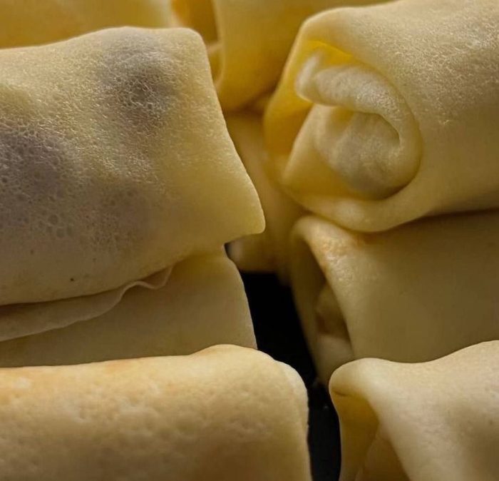 Млинці з куркою, сиром та печерицями - Зображення 1